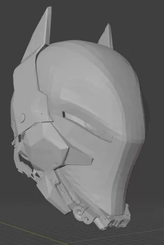 Arkham Knight Full Helmet.stl