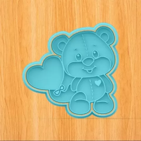 Cute bear cookie cutter