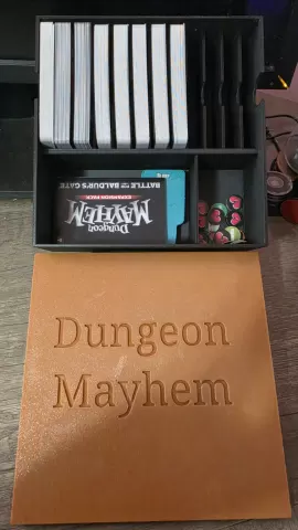 Dungeon Mayhem Complete Organizer with Snap-Fit Lid (All 12 Decks)