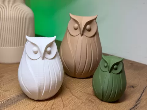 Modern Owls – 3 Piece Set