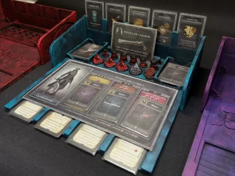 Bloodborne player board Bloodborne: The Board Game