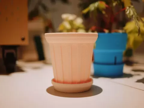 罗马柱花盆｜13cm