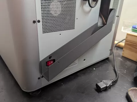 Simple right poop chute for X1C