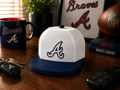 Flat Bill Cap Mini - Atlanta Braves Edition