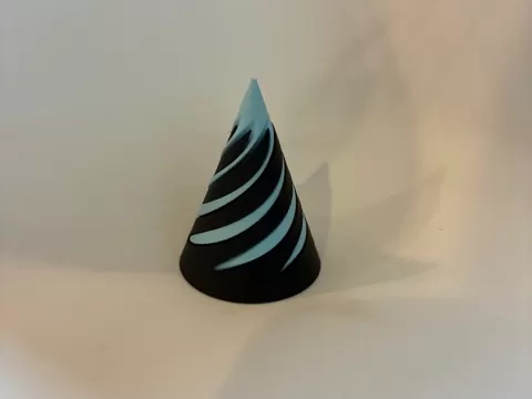 spiral fidget cone