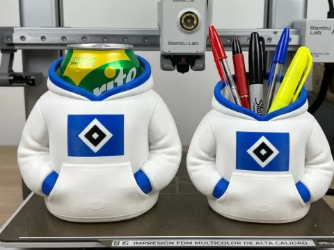 HAMBURGER SV SET - PEN HOLDER AND CAN COOLER