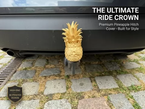 Pineapple King Trailer Hitch Cover