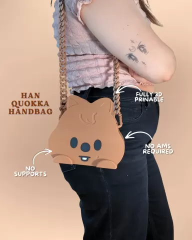 Han Quokka SKZOO Handbag & Popcorn Bucket (Stray Kids) - No AMS / Ready to Print