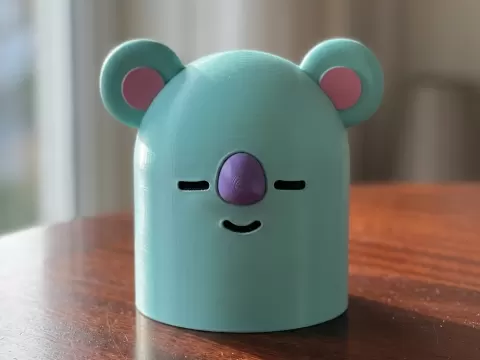Decoracion tipo totem inspirado en Koya de BTS