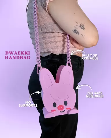 Dwaekki SKZOO Handbag & Popcorn Bucket (Stray Kids) - No AMS / Ready to Print