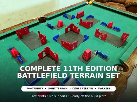 11th Edition Complete Battlefield Terrain Set