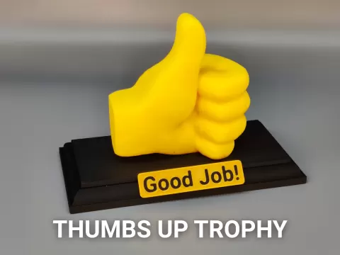 Thumbs up trophy