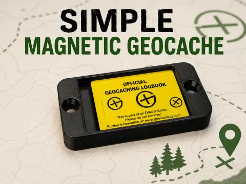 Simple Magnetic Geocache | Geocaching Container