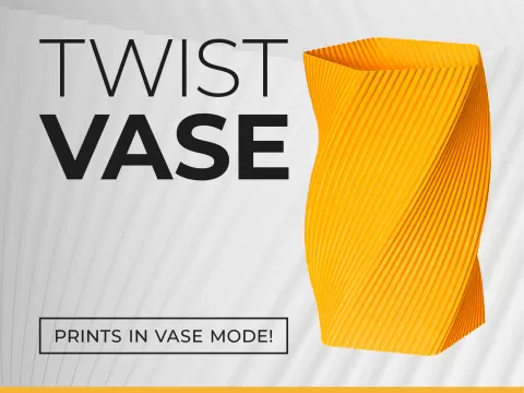 Modern Twist Vase - prints in vase mode!