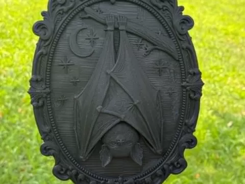 Victorian Hanging Bat Frame