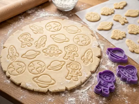 cookie cutter space astronauta