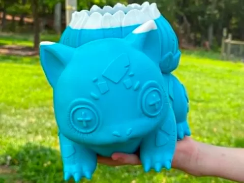 Creepy Bulbasaur Planter