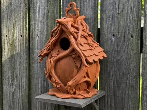 Wooden Bird Box