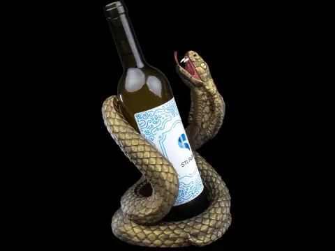 Porta Bottiglia Serpente