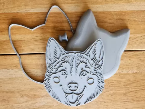 CERAMIC MOLD & CUTTER for clay plate Husky