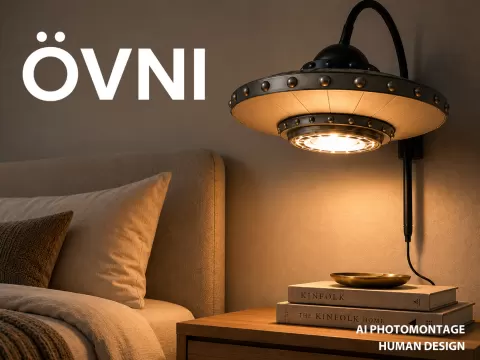 ÖVNI - IKEA NÄVLINGE UFO Lamp Hack