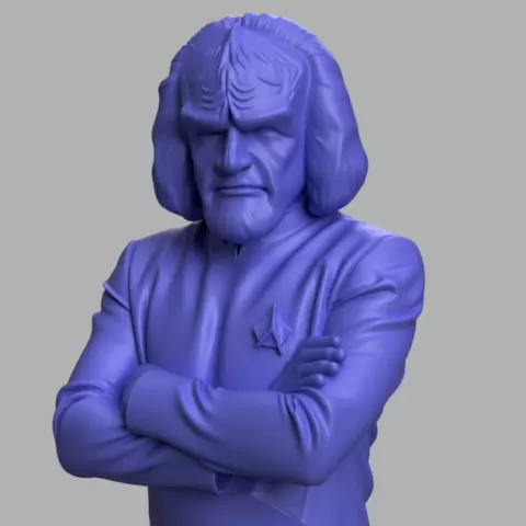 Sci-Fi Alien Warrior Uniform Miniature
