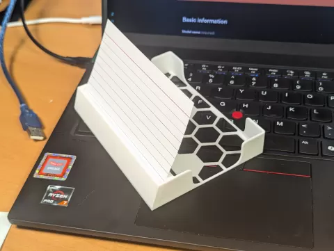3x5 index card holder