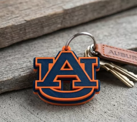 HypeTag — Auburn Keychain / Pendant