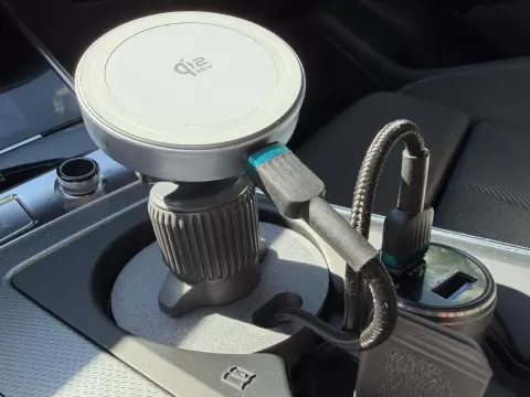 Magsafe charger holder (cupholder insert)
