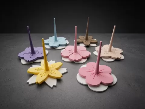 The collection of Yarn Spool Holder (7 designs)