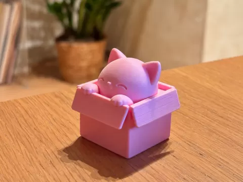 Cute Chibi Cat - box mini figurine