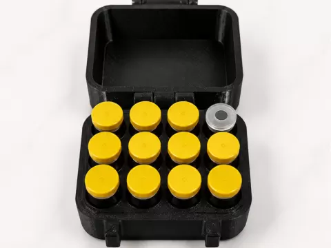 Compact 3ml Peptide case (12 vials)