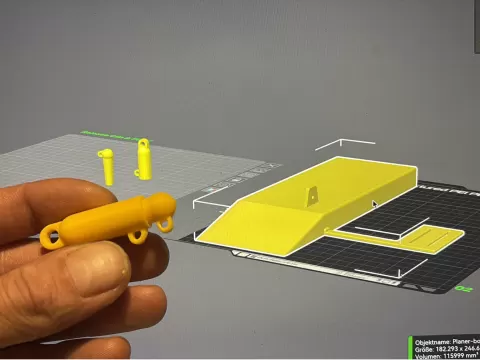 Sideplaner ReleaseClip, Pin, Planerboard - fishing