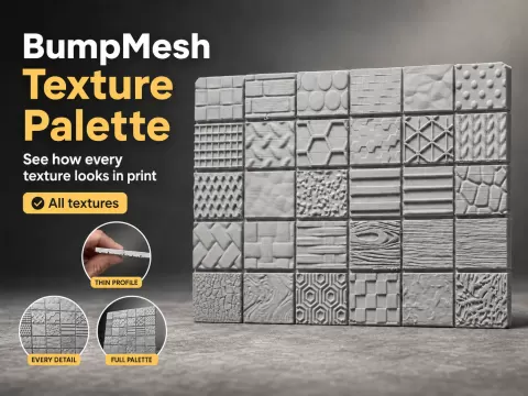 BumpMesh Texture Palette – Texture Reference