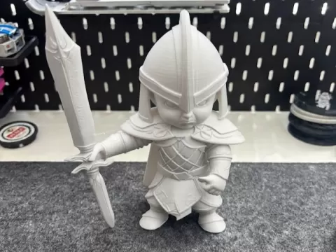 Tiny Knight Warrior! Epic Chibi Fun!