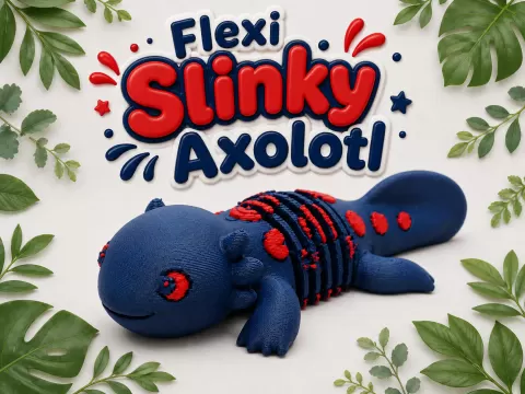 Flexi Slinky Axolotl
