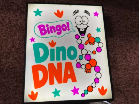 Mr DNA lightbox Jurassic Park