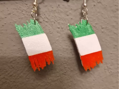 Orecchini Bandiera Italiana