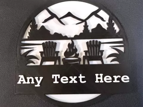 Personalized Outdoors/Camping Sign