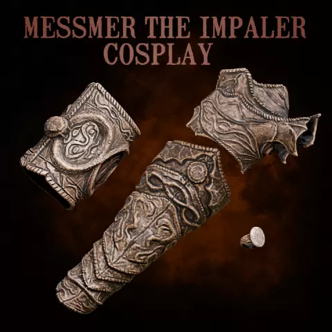 MESSMER THE IMPALER arm armor life size cosplay - Elden Ring Shadow of the Erdtree Fan Art by Abyss Art Studio