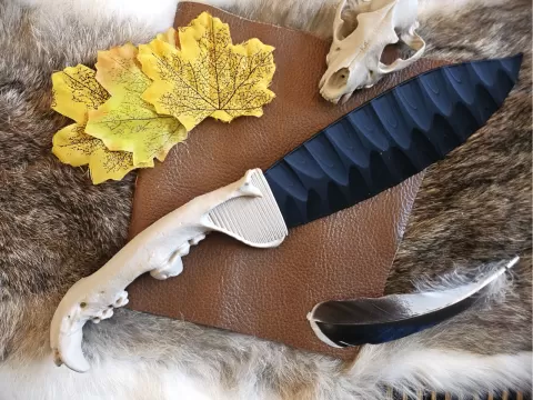 Jawbone Handled Knife