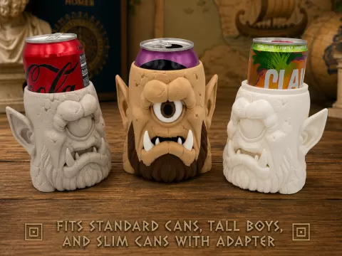 Cyclops Can Holder with handle