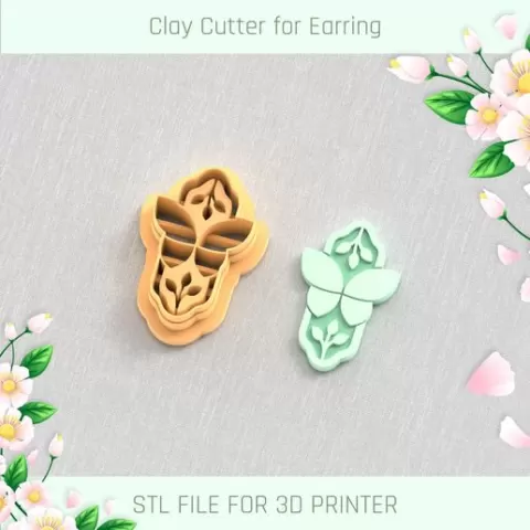 Butterfly Floral Earring