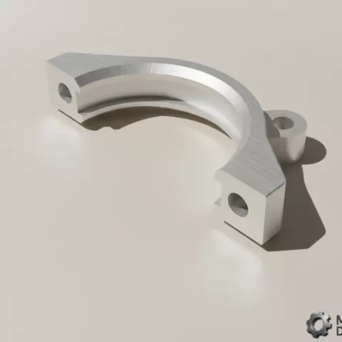 Bicycle half-flange