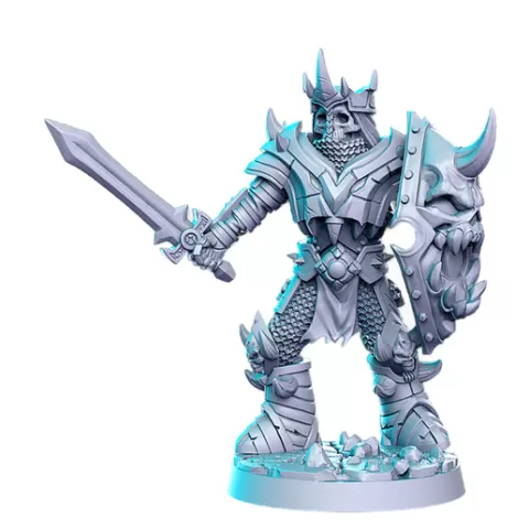 Skeleton Warrior In Heavy Armour