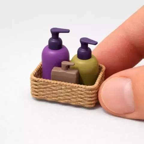 Miniature Bathroom Set 1/12 scale