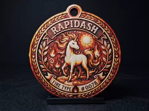 Rapidash #0078 - Pokemon Ornament