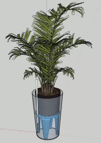 Auto Feeder Pot Stand.