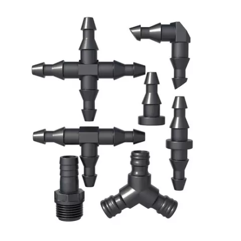 Drip Irrigation Fittings Kit / Irrigation Barbed Connectors Water Hose Connector / Barbed Irrigation Fittings / pipes / valve