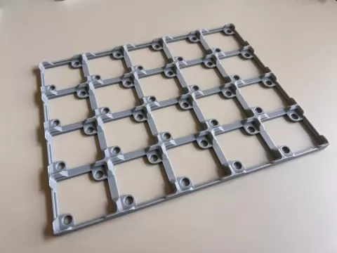 Gridfinity Base - Light Magnetic Connectable Parametric